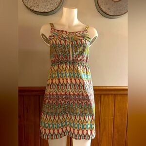Sundress girl’s sz 16, women’s XS/sz 0-2, elastic waist, beach vibes, mini dress